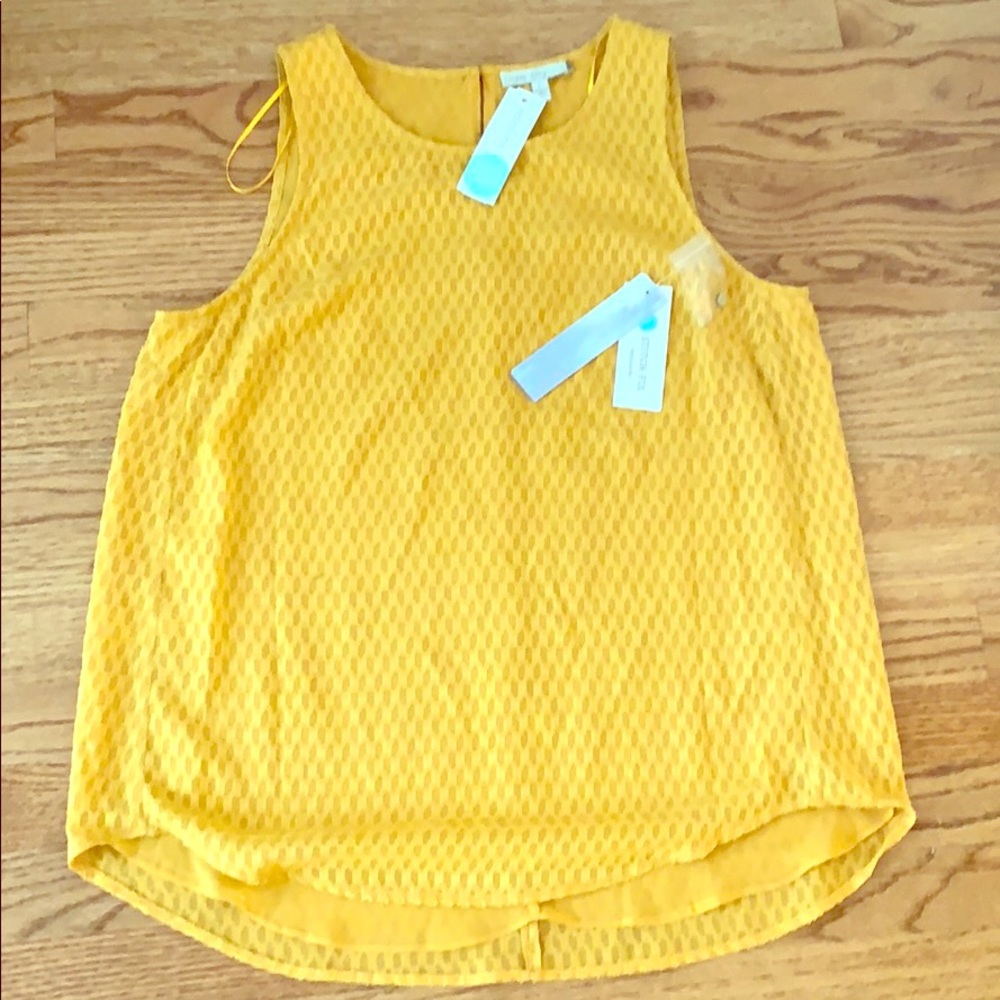 NWT yellow tank